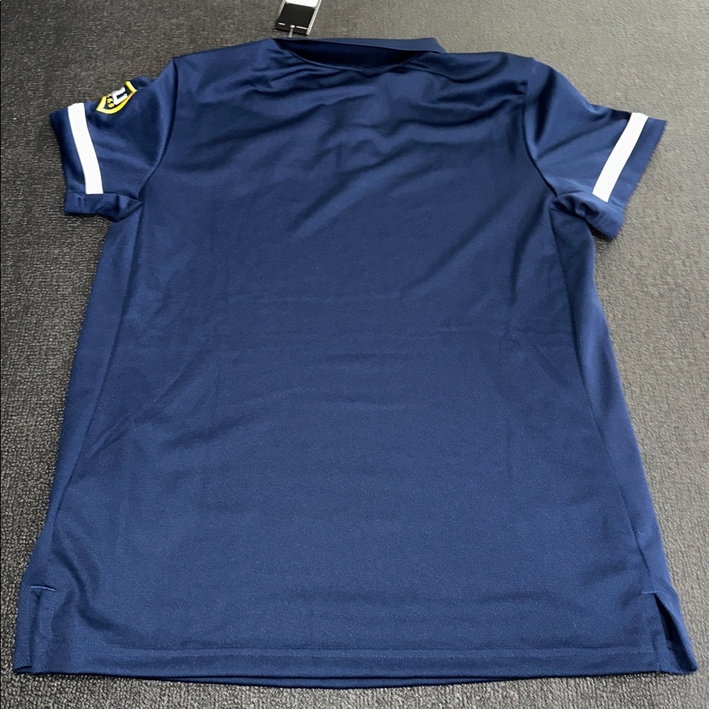 NWT Adidas women’s Blue Polo Shirt with NAU size Large - Picture 8 of 10